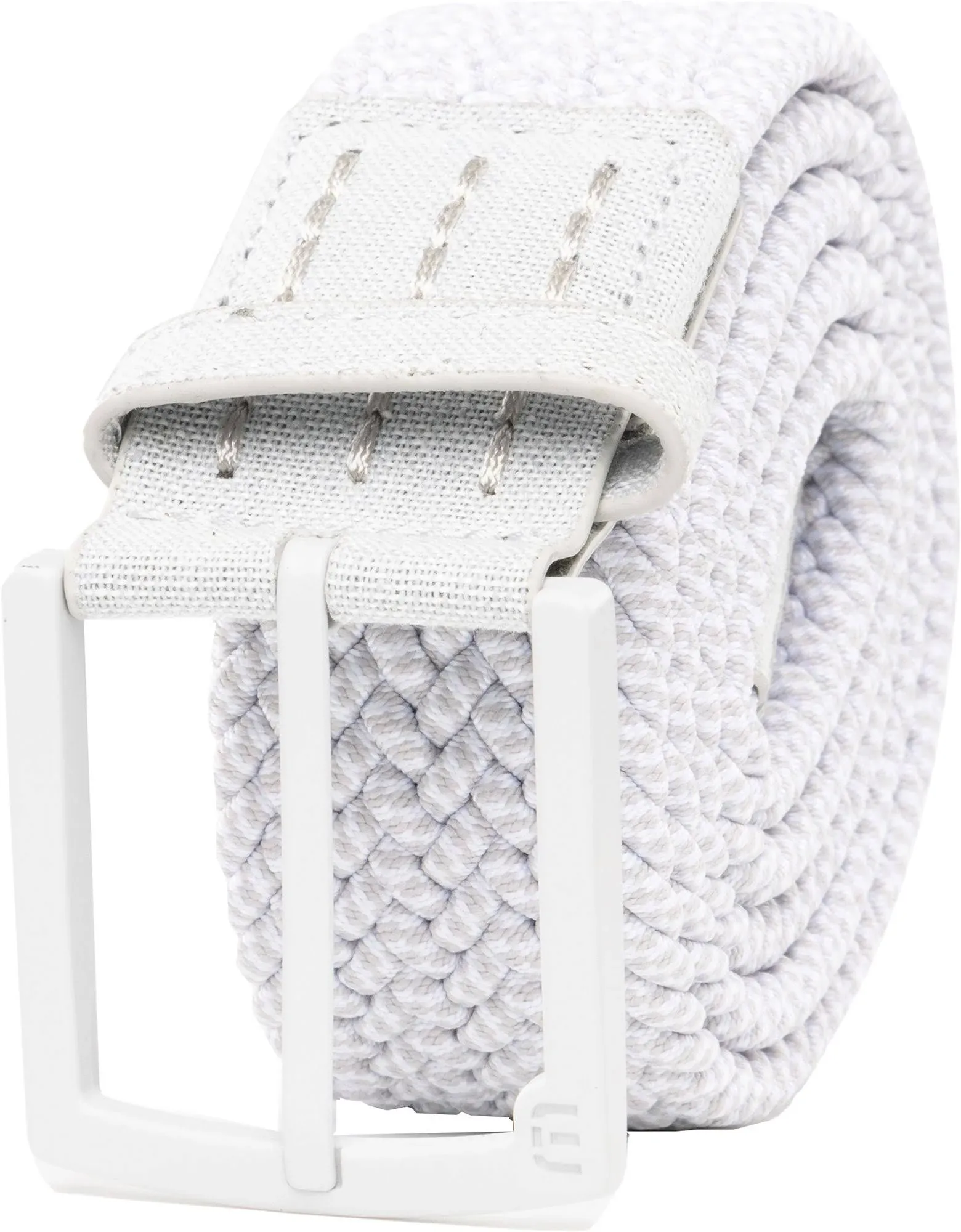 TravisMathew Staggerwing 2.0 Stretch Woven Belt 18297662 - Large Micro Chip/White