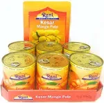 Rani Mango Pulp Puree (Makes Mango Lassi Shakes) Alphonso Sweetened 30oz (1.875lbs) 850g ~ Kosher | All Natural | NON-GMO | Vegan | No colors | Gluten Friendly | Indian Origin