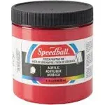 Speedball Acrylic Screen Printing Ink, 8-Ounce, Dark Red