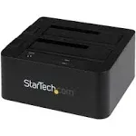 StarTech.com USB 3.0 / eSATA Dual Hard Drive Docking Station with UASP for 2.5/3.5in SATA SSD / HDD – SATA 6 Gbps USB 3.0 Dual Drive Dock