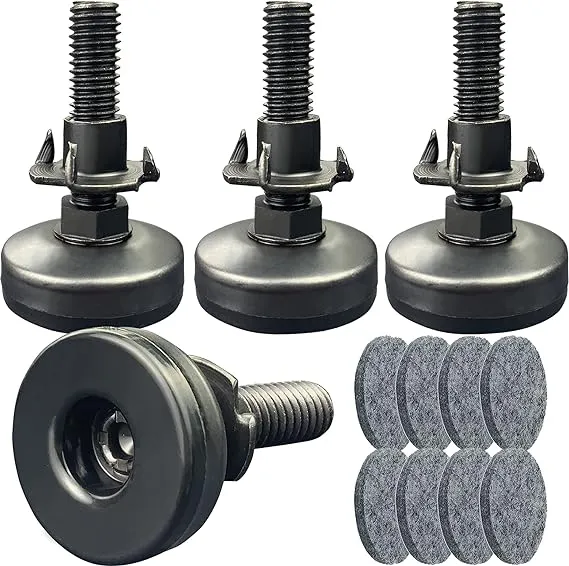 Twig 3/8" Threaded Leveling Feet Adjustable Table/Furniture Feet Levelers Screw ...