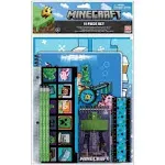 Innovate Designs Minecraft Kids School Supplies Set with Pencils, Folders, Notebooks, 11 PC Set