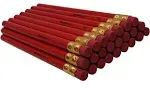 RevMark Jumbo Round Pencil 24-Pack with Black Lead USA Made. Quality Cedar Wood for Carpenters Construction Workers Woodworkers Framers DIY