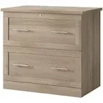 Realspace&reg; 29-7/16&quot;W x 18-1/2&quot;D Lateral 2-Drawer File Cabinet, Spring Oak