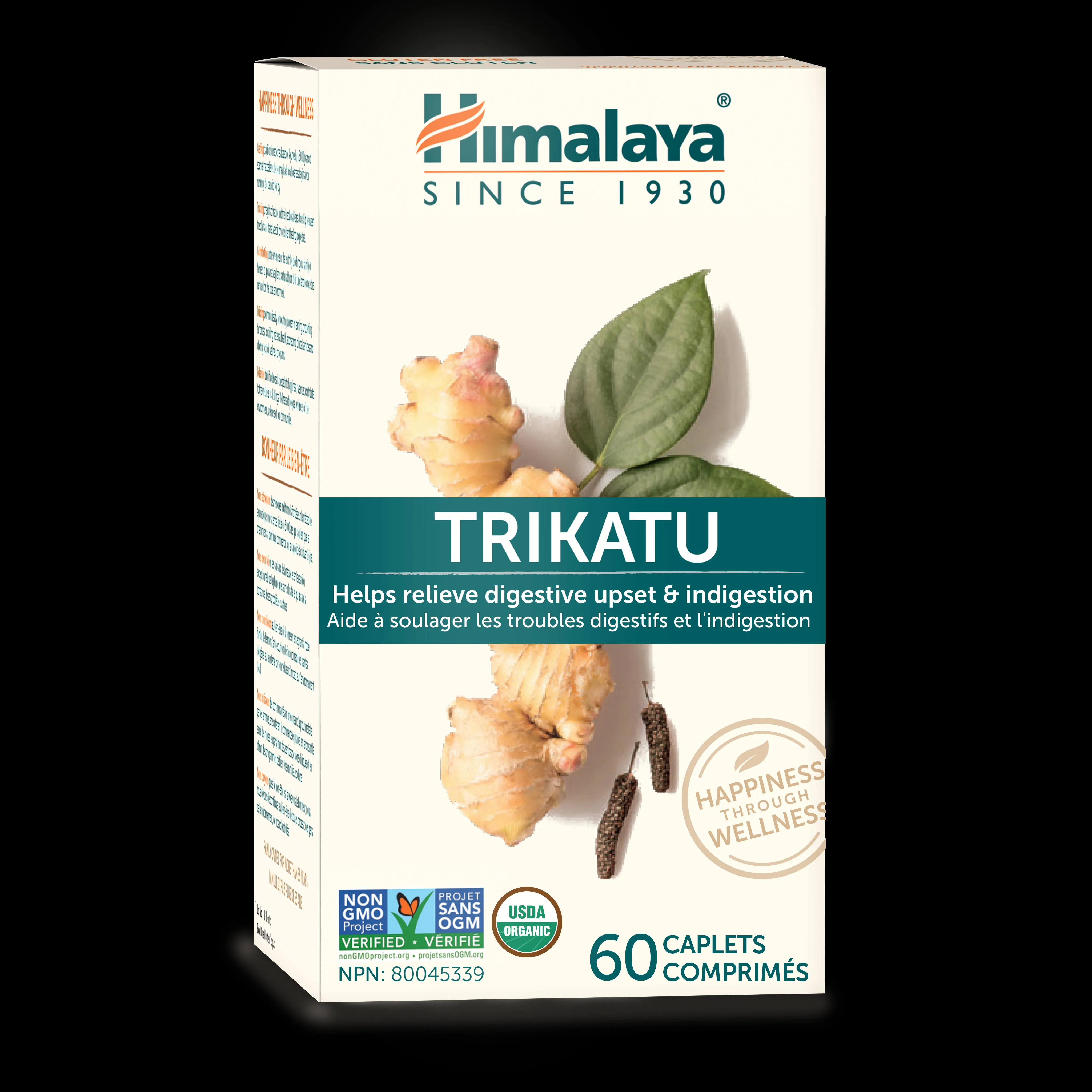 Himalaya, Organic Trikatu, 60 Caplets