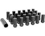 Rough Country Lug Nut Set M14x1.5 Black Wheel with Painted (0 M14x1.5, 