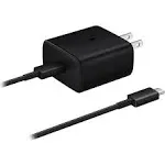 Samsung 45W USB-C Fast Charging Wall Charger - Black