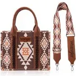 Wrangler Tote Bag for Women Western Purse and Aztec Satchel Handbag