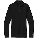 Smartwool Women's Merino 250 Base Layer 1/4 Zip Black / M