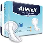 Attends® Shaped Pads Super