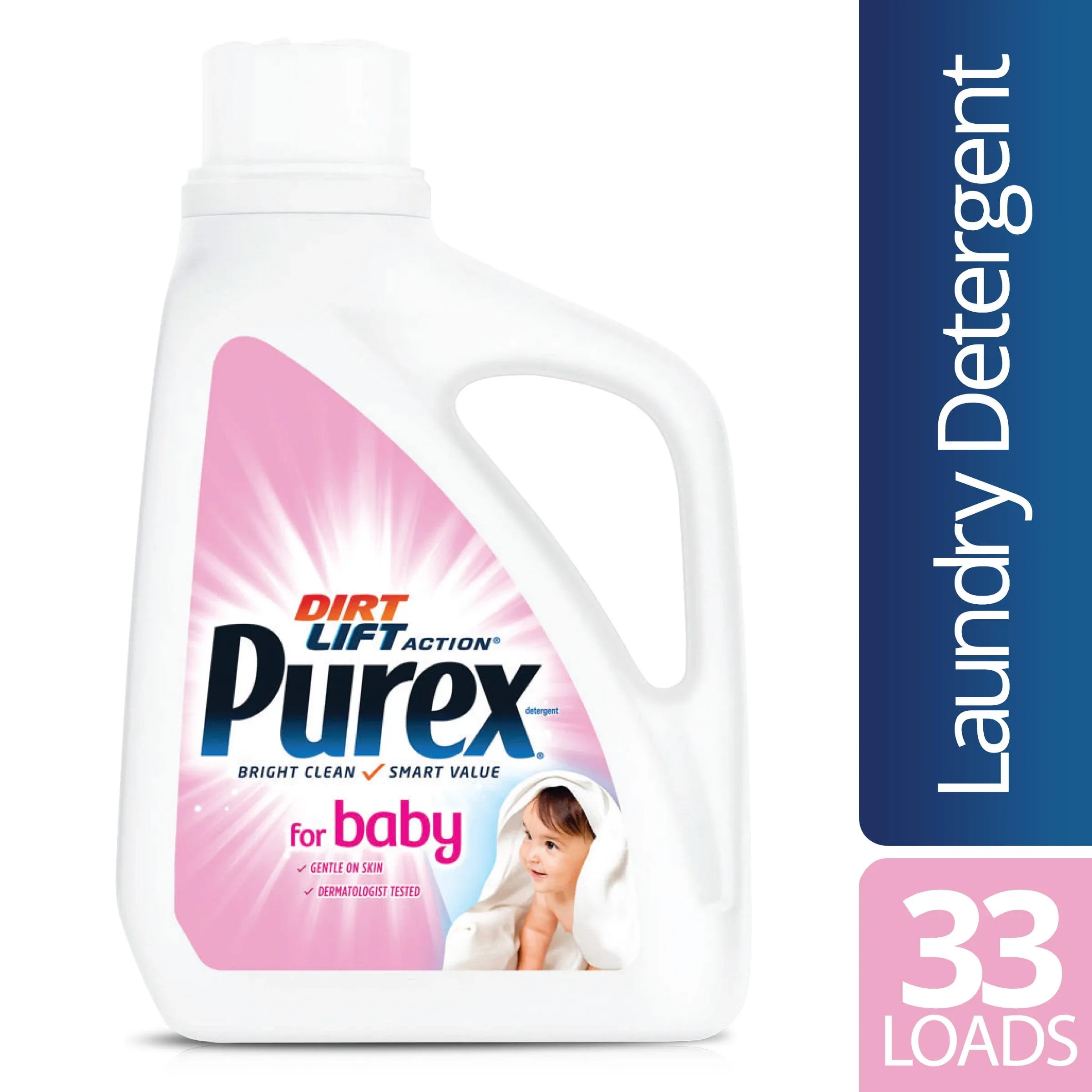 Purex Liquid Laundry Detergent, Baby, 50 oz (33 loads)