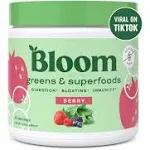 Bloom Nutrition Superfood Greens Powder Berry 30 Servings