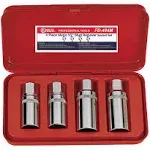 4 Piece 1/2" Drive Metric Stud Remover Socket Set