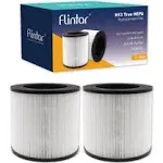 Flintar H13 True HEPA Replacement Filter, Compatible with MA-14 Air Purifier, 3-in-1 H13 Grade True HEPA and Activated Carbon Filter Set, 2-Pack