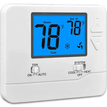 Non-Programmab<wbr/>le Thermostats for Home 1 Heat/1 Cool