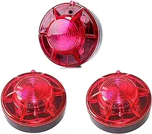 AHOUFHER 3 Pack LED Road Flares Roadside Flashing Emergency Lights Beacon with ...