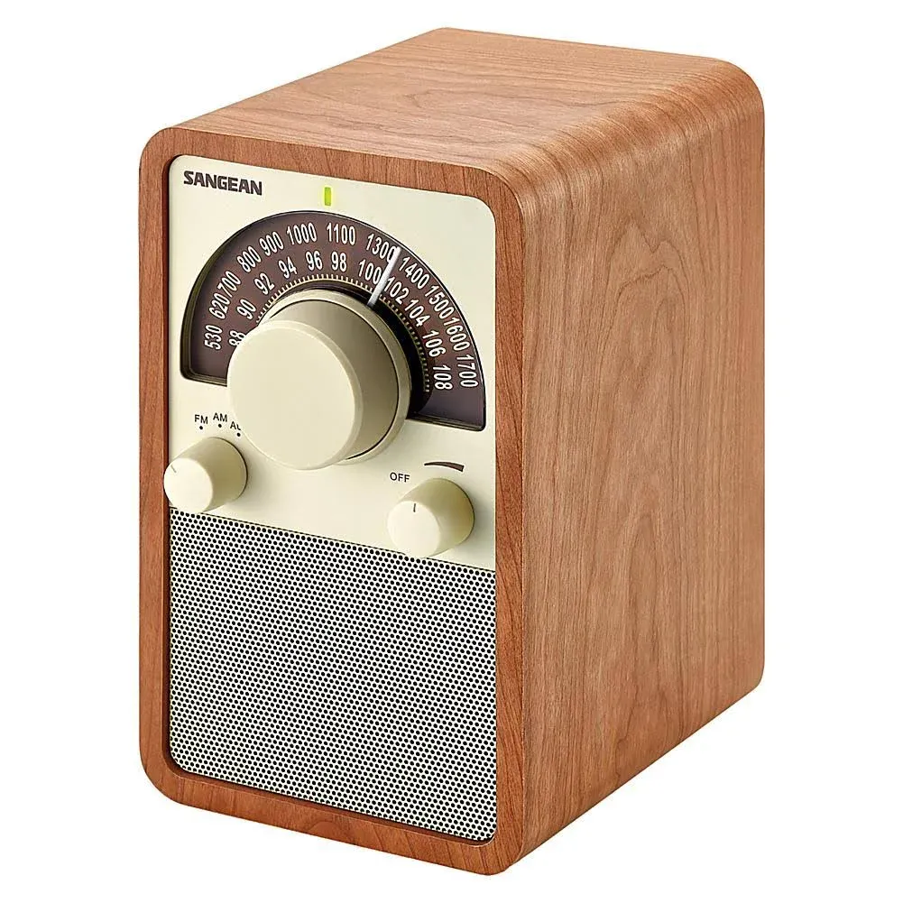 Sangean WR-15WL Am FM Wooden Radio Walnut