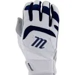 Marucci Signature Adult Baseball Batting Gloves MBGSGN3 WHITE/NAVY-XLG