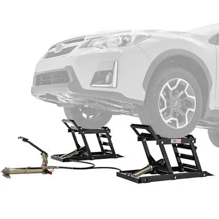 Black Widow Hydraulic Underbody Access Car Lift with Ramp