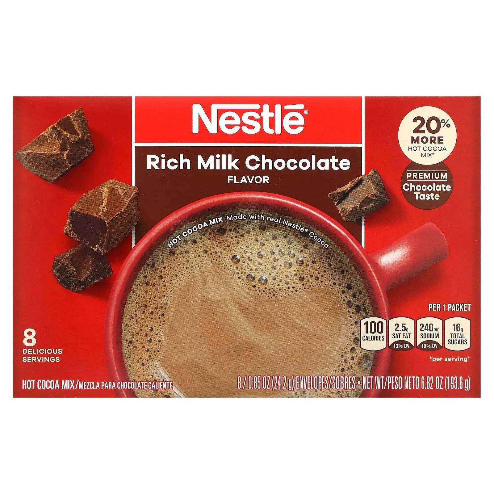 Nestle Hot Cocoa Mix Rich Milk Chocolate