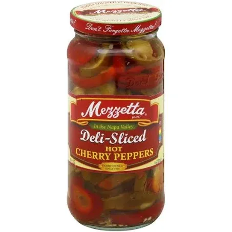 Mezzetta Cherry Peppers, Sweet, Mild - 16 fl oz