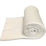 PLANTIONAL 59x79-Inch Natural Cotton Batting For Quilts