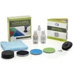 Glass Polish (3'') Plastic & Acrylic Polishing and Scratch Removal Kit - Ø 3 inch with Drill Attachment