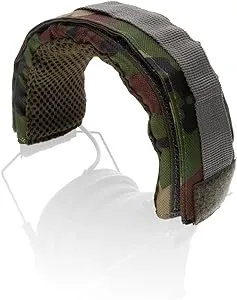 Walker's Headband Wrap for Shooting Earmuffs, Universal Breathable Hearing Protection Headset Cover, Hook & Loop Closure