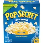 Pop Secret Microwave Popcorn, Butter, 1.2 oz Bags, 12/Box