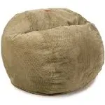 CordaRoy's - Moss Chenille Convertible Bean Bag Chair - Full