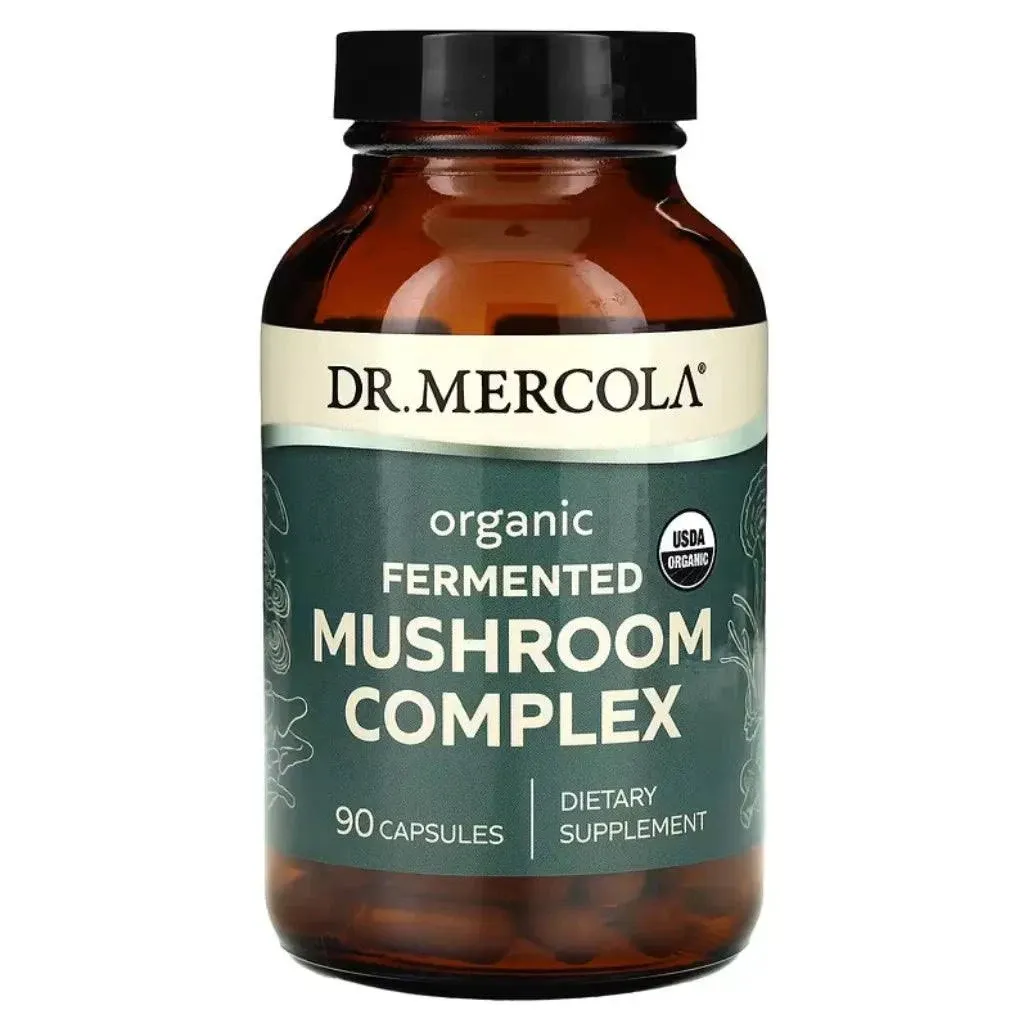 Dr Mercola Fermented Mushroom Complex - 90 Capsules