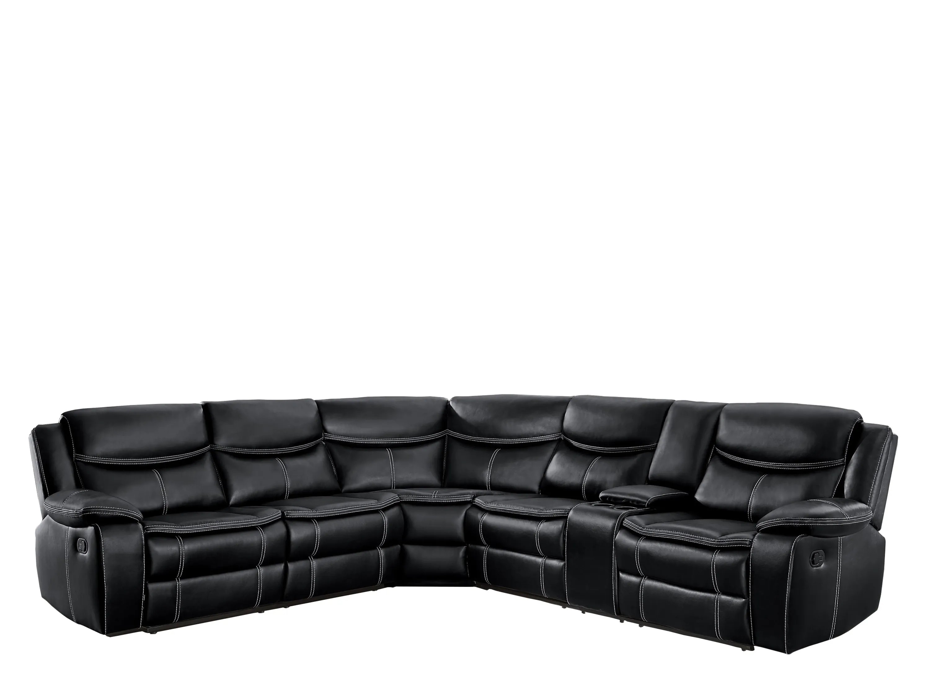 Bastrop Reclining Sectional by Homelegance 8230BLK