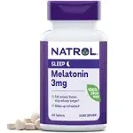 Natrol Melatonin, Sleep, 3 mg, Tablets - 60 tablets