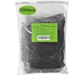 zip ties 4 inch, heavy duty cable nylone cable ties (Bulk Pack of 1000 Black)