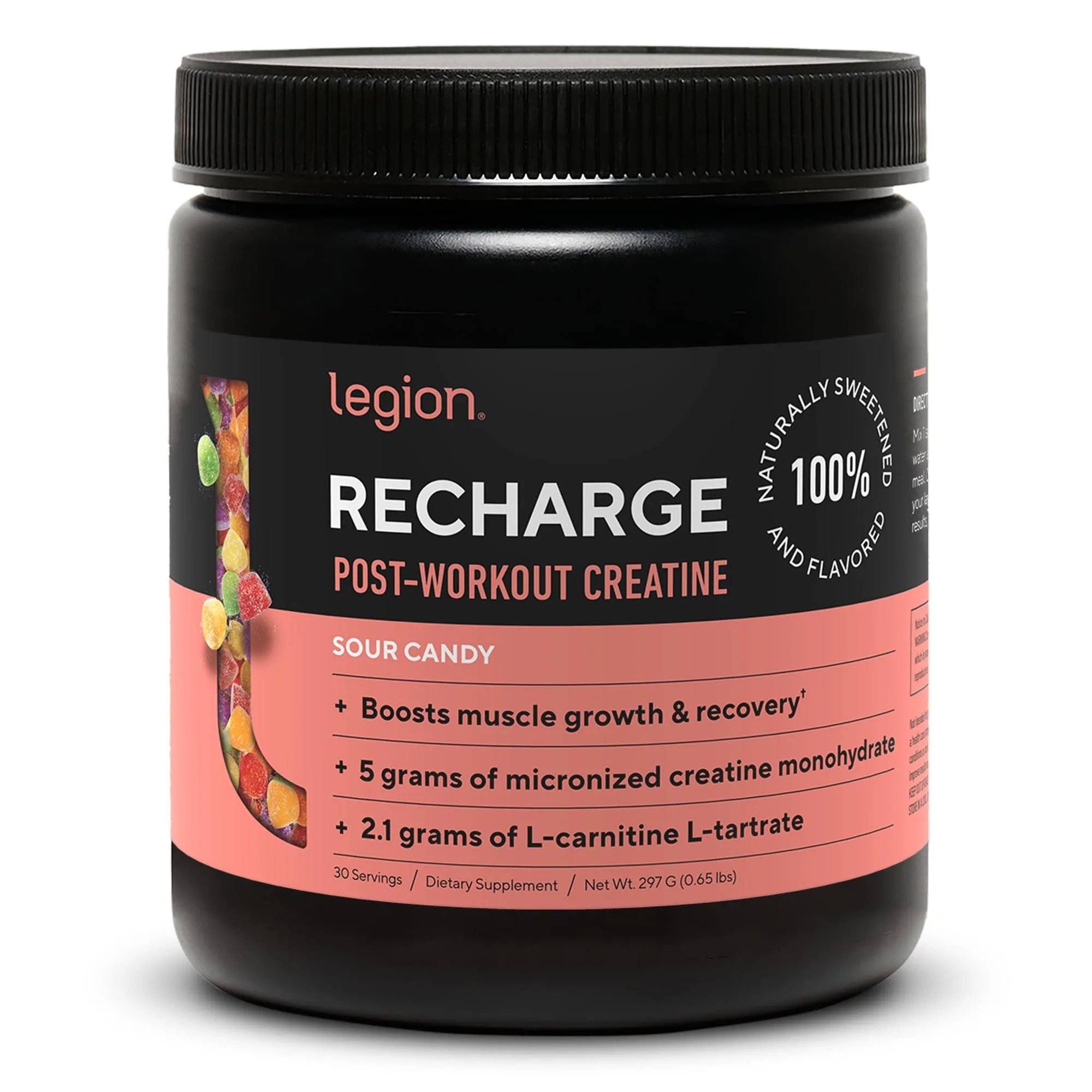 Legion Recharge Post-Workout with Creatine | Sour Candy | 30 Servings