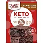 Duncan Hines Chewy Fudge Brownie Mix Keto Friendly - 10 oz