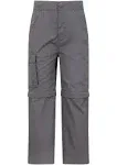 Mountain Warehouse Active Kids Convertible Pants - Grey