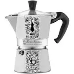 Bialetti Moka 3 Cups 90th Anniversary | Coffee Maker + Celebration Bag