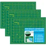 WORKLION Full 9" x 12" Art Self Healing PVC Cutting Mat, Double Sided, Gridded Rotary Cutting Board for Craft, Fabric, Quilting, Sewing, Scrapbooking