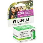 FUJIFILM 600022186 ISO 200 36-Exposure Color Negative Film for 35 mm Cameras (Single Roll)