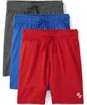 The Children's Place Boys' Athletic Basketball Shorts, 3 Pack