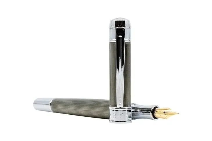 ARCIS Sutherland Fountain Pen 18K Gold Nib, 2 Ink Refills - Luxury Pens for Journaling, Note Taking, Writing - Premium Office Accessories and Gifts