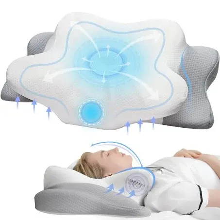 Cervical Pillow for Neck & Shoulder Pain Relief Sleeping - Ergonomic Contour Pillows - Memory Foam Pillow for Side, Back & Stomach Sleepers