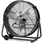 iLIVING 24 inch High Velocity Drum Fan Industrial for Industrial, Commercial & Residential