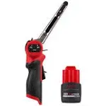 Milwaukee 2482-20-48-11-2425 M12 Fuel 12V Lithium-Ion Brushless Cordless 1/2 in. x 18 in. Bandfile with M12 High Output CP 2.5 Ah Battery Pack