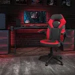 Flash Furniture X10 Gaming Chair Racing Office Ergonomic Computer PC Adjustable Swivel Chair with Flip-Up Arms