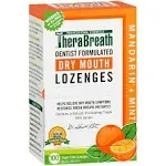 TheraBreath Dry Mouth Lozenges, Sugar Free Mandarin + Mint - 100 lozenges (165 grams)