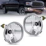 Nilight Fog Light Assembly Compatible with 2007-2019 Chevy Avalanche Suburban