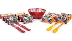 Prepara Taco Fiesta Set Including Multi-Holders, Spoons, Bowl, 4 Taco Holders