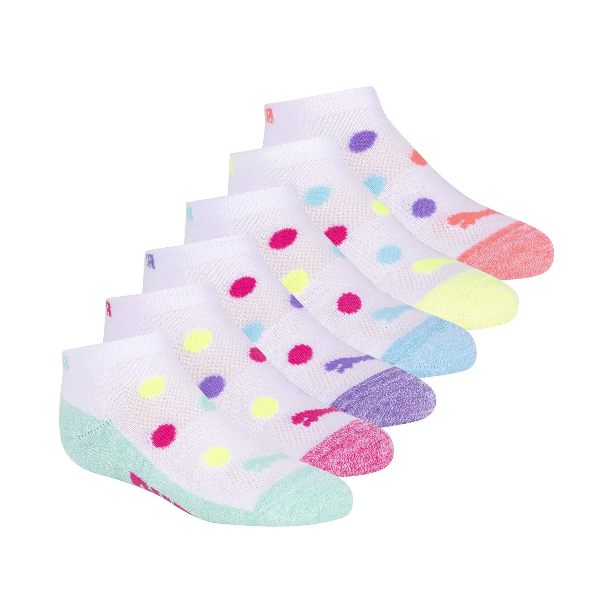 Puma Kids' 6 Pack Low Cut Socks